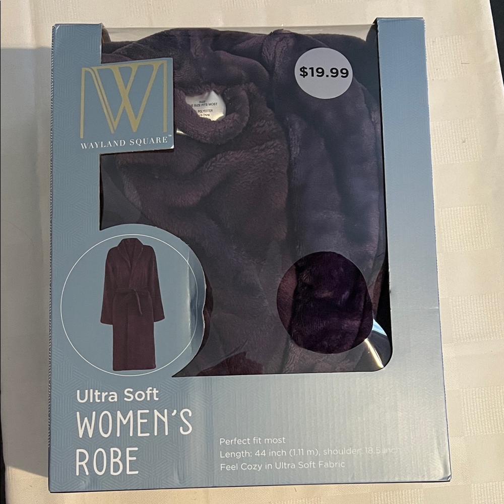 Women's Ultra Soft Purple Robe